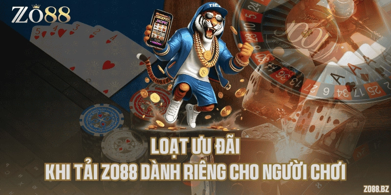 Loạt ưu đãi khi tải Zo88 dành riêng cho người chơi