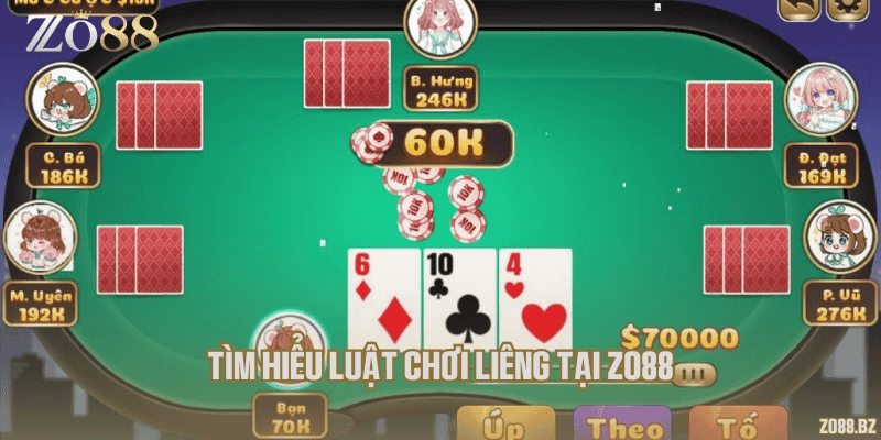 Tìm hiểu luật chơi liêng tại Zo88